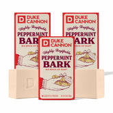 Duke Cannon Big Brick Peppermint Bark soap bar, long-lasting gift-ready.