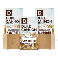Duke Cannon Big Brick Sawtooth soap bar for rugged daily showers