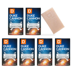 Duke Cannon Big Brick Campfire bar showcases campfire aroma and rugged 10 oz size