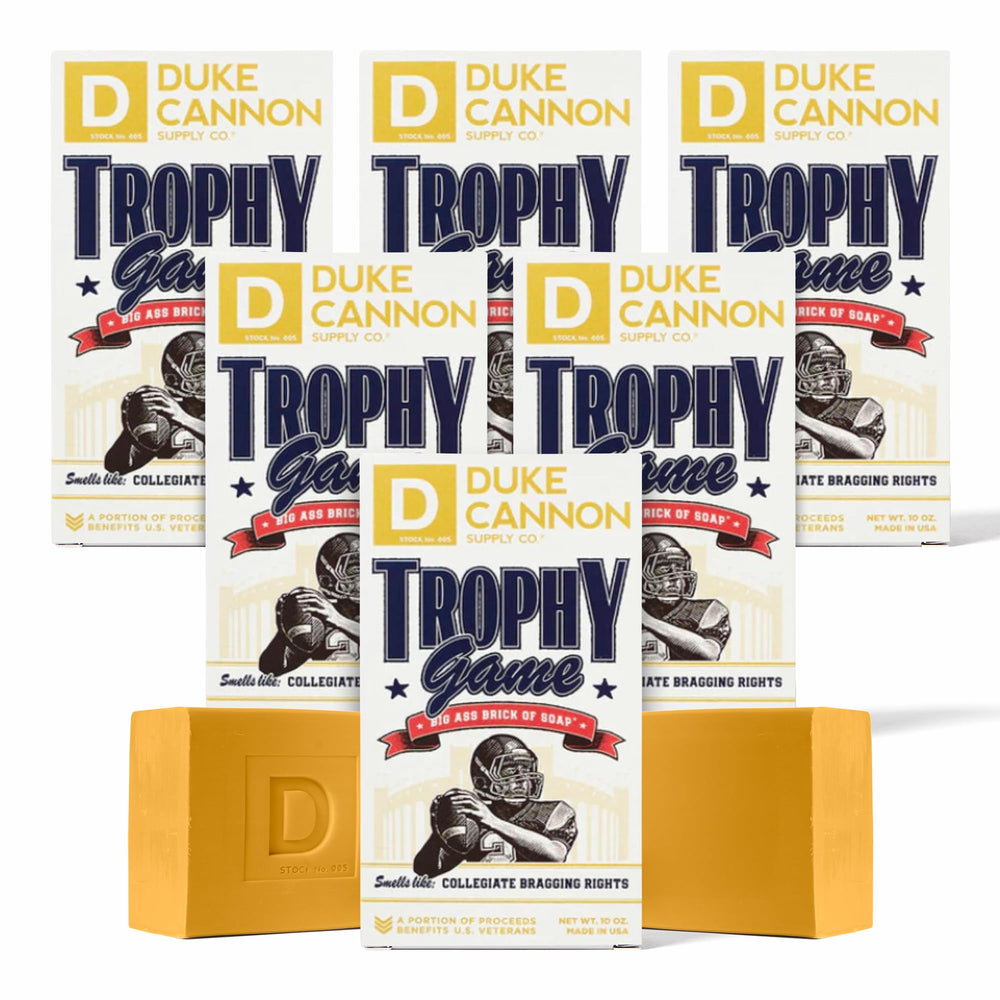 Duke Cannon Big Brick Trophy Game bar with rugged outdoors scent for outdoor cleansing