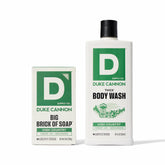 Duke Cannon High Country soap bar with birchwood and tonka scent for rugged mornings.