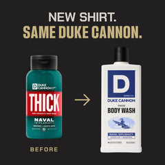Duke Cannon Naval Diplomacy lather on a loofah delivers rich mineral-enriched cleansing