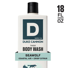 Duke Cannon Seawolf shower routine scene suggests a refreshing daily start