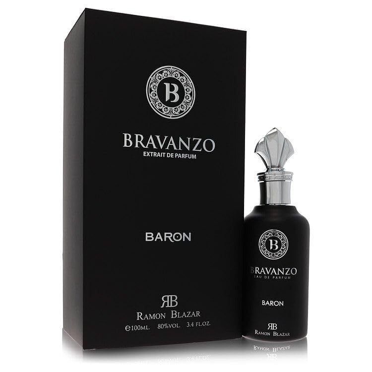 Dumont Bravanzo Baron bottle, a long-lasting unisex fragrance for elegant evenings
