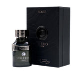 Dumont Celerio Oros bottle in black for premium daily wear