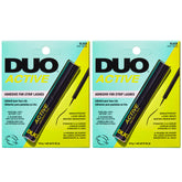 DUO Active Black eyelash glue bottle cap for secure adhesion.