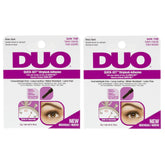 DUO Quick-Set Eyelash Glue Dark Tone bottle showing the waterproof formula
