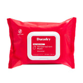 Duradry Whole Body Wipes pack front view for on-the-go use