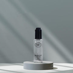 DuralineMakeupFixer mixing liquid drops for customized shade intensity