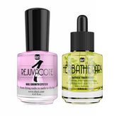 Duri Rejuvacote 1 base coat bottle promotes nail growth and strength.
