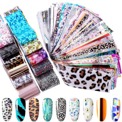 Duufin starry sky nail foils for shimmering manicure