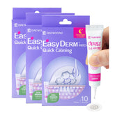 DWEasyDerm quick calming magnesium patches for acne-prone skin in a 30-count bulk package.