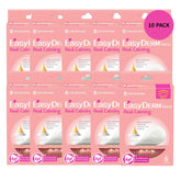 DWEasyDerm Easyderm real calming patch applied to blemish area showing discreet patch use and calm skin benefits