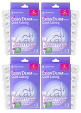 DWEasyDerm Quick Calming MG patches packaging highlights bulk value for daily blemish care.