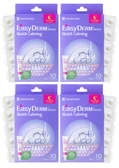 DWEasyDerm Quick Calming MG patches packaging highlights bulk value for daily blemish care.
