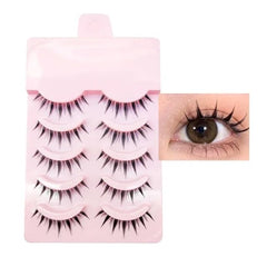 DX Grandway LK02 anime lashes pack, offering fluffy 3D volume for cosplay.
