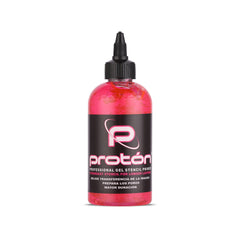 Dynamic Color Co Proton Primer Gel pink packaging shown for lasting stencil adhesion