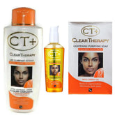 E de B CT+ Clear Therapy lotion bottle, lightweight formula for even-looking skin.