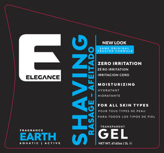 E Elegance barber accessories silky glide for comfortable razor movement.