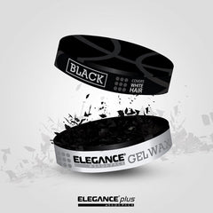 E Elegance Hair Gel Wax shinny finish for a glossy look