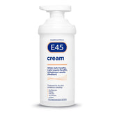 E45 Eucalyptus Cream 500g tub shown for daily dry skin care