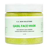 E.A. Skin Solutions Qasil powder in action for deep cleansing and gentle exfoliation.