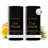 Each & Every Citrus Vetiver deodorant front pack view with aluminum-free protection.