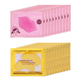 Eakroo lip-mask and eye-mask duo, 20-piece set, hydrates lips and refreshes under-eye skin.