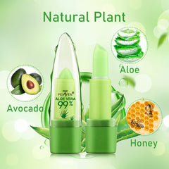 Eakroo Crystal Jelly Lipstick reveals color-changing effect under warmth.