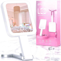 EAONE travel mirror with lights front view for on‑the‑go makeup routines