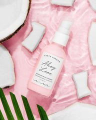 Earth Harbor AHOY LOVE Hibiscus and seaweed visuals imply revitalizing skincare benefits