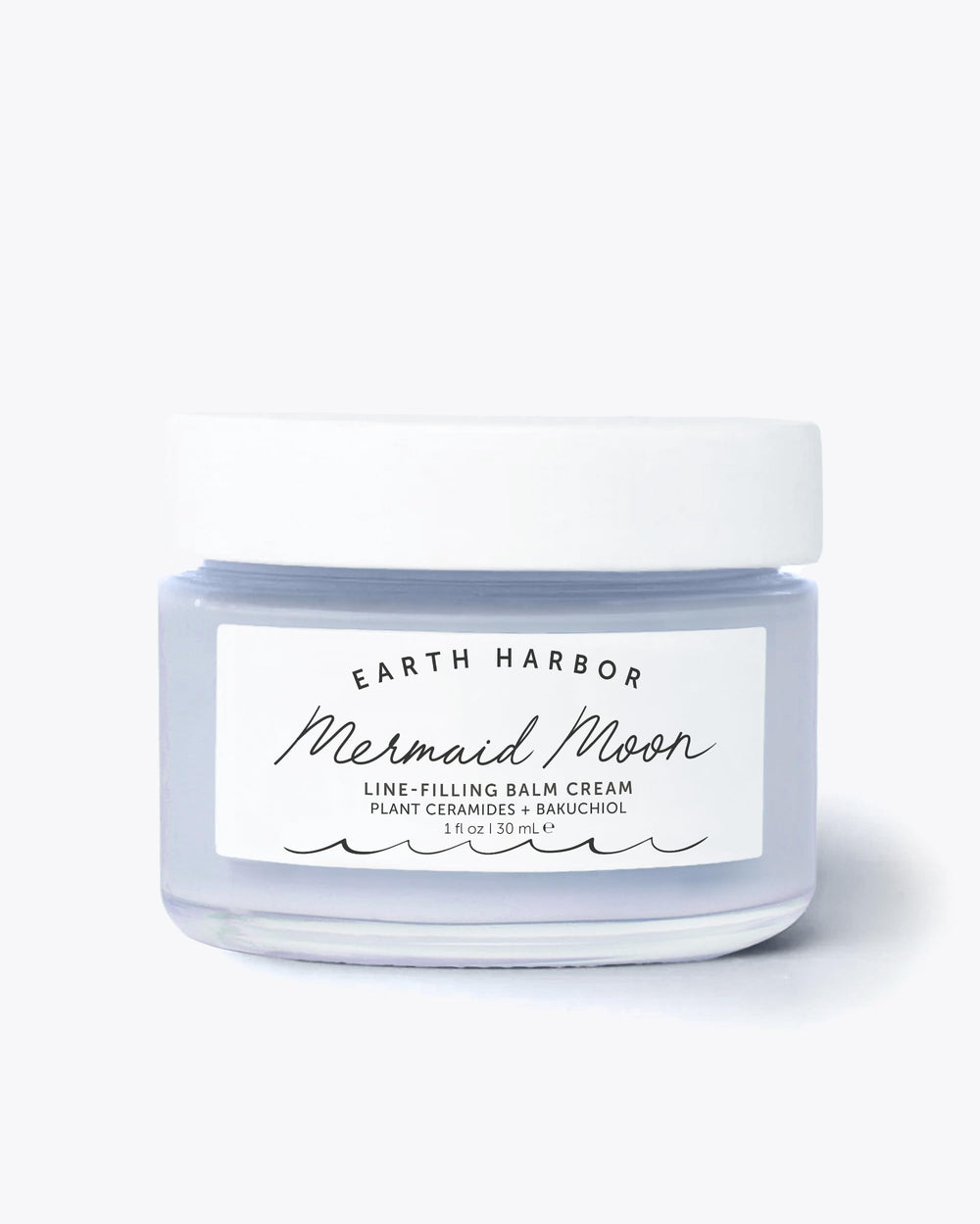 Earth Harbor Mermaid Moon balm jar for overnight hydration and nourished skin