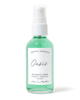 Earth Harbor Oasis Deep Pore Gel Cleanser bottle highlights a refreshing daily cleanse for clear pores.