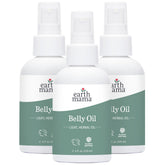 Earth Mama Belly Oil bottle showing hydrating skin