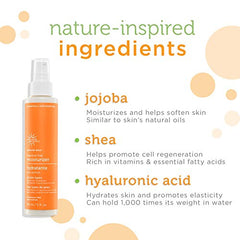 Texture close-up of Earth Science Fragrance-Free Almond-Aloe Moisturizer, lightweight hydration