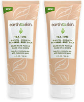 Earth To Skin balm 2-pack front view showing rich hydration for dry skin.