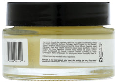Earth Tu Face balm jar closeup showing creamy texture for dry skin
