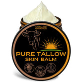 Earthborn Organics Untamed Tallow jar front showing pure two-ingredient balm for sensitive skin.