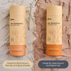 The Earthling Co. dry shampoo ingredients rosemary and biotin promote strength and nourishment.