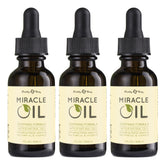 Earthly Body Miracle Oil bottle 1oz for daily skin hydration.
