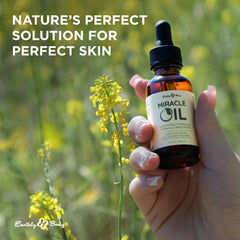 Earthly Body Miracle Oil hemp seed oil glow for supple, nourished skin.