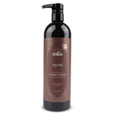 Earthly Body MKS Eco Kahm Smoothing Conditioner bottle front detangles and smooths hair.