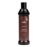 Earthly Body MKS Eco Kahm Smoothing Shampoo bottle shows a hydrating, shine-ready formula.