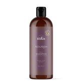 Earthly Body MKS eco X Nourish Shampoo High Tide bottle front showing color-safe cleansing