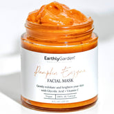 EarthlyGarden pumpkin enzyme face mask jar for radiant, nourished skin