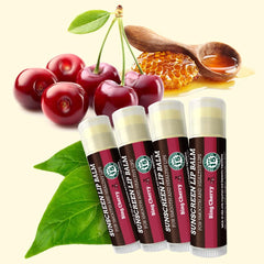 Earth's Daughter coconut oil lip balm closeup emphasizes hydration and soothing feel