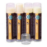 Earth's Daughter citrus lip balm 4-pack, citrus flavor, on-the-go lip hydration for dry lips.