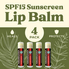 Earth's Daughter SPF lip balm application texture image highlights smooth glide and lip care