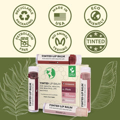 Earth's Daughter Crimson tinted balm delivers vibrant shade and moisture.
