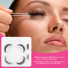 Cils réutilisables EasBeautyNaturals, parfait pour voyages et journées bien remplies